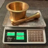 هاون بزرگ ۵ کیلویی برنجی|کلکسیون اشیاء عتیقه|زاهدان, |دیوار