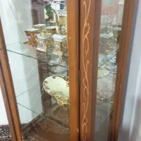 گنجه با تمام ظروف|بوفه، ویترین، کنسول|مشهد, شهرک شیرین|دیوار