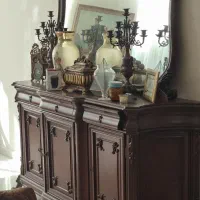 کنسول تمام چوب موندریان