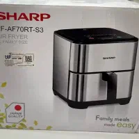 سرخ کن تمام استیل دو المنت  اصلی  شارپ