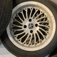 رینگ ۱۶ با لاستیک برا خانواده پژو|قطعات یدکی و لوازم جانبی|رشت, منظریه|دیوار