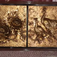 تابلو برجسته از جنس چوب گردو