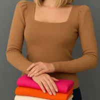 بلوز استین پری