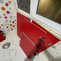 ۱۰ درب کمد دیواری با دستگیره و لولا سالم