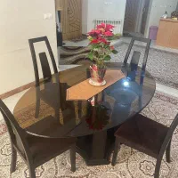 میز وصندلی ناهارخوری ودکورویترین وکمد وروشویی وشیر|میز و صندلی غذاخوری|آباده, |دیوار