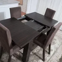 میز غذاخوری 4نفره تبدیل میشه به 6نفره|میز و صندلی غذاخوری|رشت, حمیدیان|دیوار