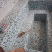 کاشیکاری استخر جکوزی وابندی  سرامیک  کاری موازییک|خدمات پیشه و مهارت|کرج, کمال‌شهر|دیوار