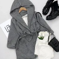 پالتو چهار خانه درحدنو