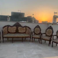 مبلمان سلطنتی ۸ نفره|مبلمان خانگی و میز عسلی|قزوین, |دیوار