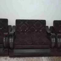 مبل راحتی   هفت نفره مخمل گلدار