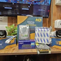 پک ۴ دوربین مداربسته شبکه ip5mp میکروفون دار