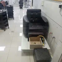 صندلی اسپا و پدیکور با تمامی شیرآلات و شیلنگ ها