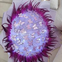 دسته گل پروانه ای (۱۰ شاخه تا ۱۰۰ شاخه قابل سفارش)|گل مصنوعی|اراک, |دیوار