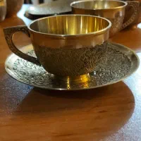 ست فنجان برنجی