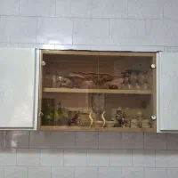 کابینت دیواری ،هود،دکورشیشه ای|جاکفشی، کمد، دراور|میانه, |دیوار