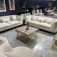 یک دست مبل راحتی نمایشگاهی زیر قیمت|مبلمان خانگی و میز عسلی|تهران, یافت‌آباد|دیوار