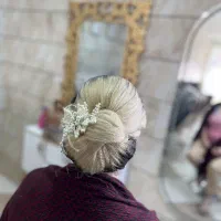 شنیون فقط ۴۵۰ اونم تا اخرهفته|خدمات آرایشگری و زیبایی|اسدآباد, |دیوار