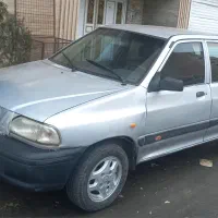 ماشین پراید 141 نقره‌ای مدل 1385