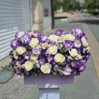باکس گل ویولت کد ۱۵۸۸ گلاریس