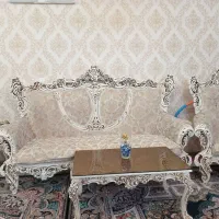 مبل سلطنتی ۷نفره تمام چوپ راش|مبلمان خانگی و میز عسلی|تهران, تختی|دیوار