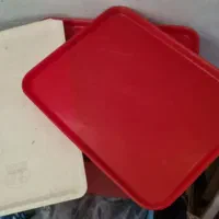 سینی پلاستیکی فلافل و لوازم دیگر