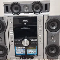 ظبط پانسونیک پنج دیسک هفت تکه سالم بلوتوث خورشده|سیستم صوتی خانگی|مشکین‌دشت, |دیوار