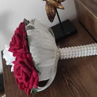 دسته گل حنابندون و عروسی|گل مصنوعی|تبریز, |دیوار