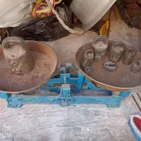 ترازوی کفی با وزنه هاش