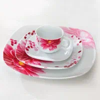 دو ست سرویس پذیرایی ۱۲ نفره  چینی  زرین اصل|ظروف سرو و پذیرایی|دوگنبدان, |دیوار