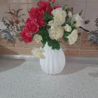 گل وگلدان بدون هیچ زدگی|گل مصنوعی|گرگان, |دیوار