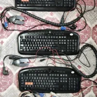 کیبورد هدفون موس کامل آماده نصب حراج|قطعات و لوازم جانبی رایانه|کرج, اسلامآباد|دیوار