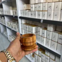 شات قهوه خوری خط دار چوبی