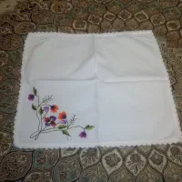 دستمال پارچه ای گلدوزی بزرگ نشتیفان طرح ۶