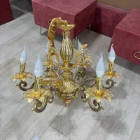 چهار عدد لوستر دو عدد هشت شاخه دو عدد شش شاخه|لوستر و چراغ آویز|بیرجند, |دیوار