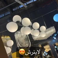 لوستر مولکولی همه رنگ نصب رایگان طلا یی