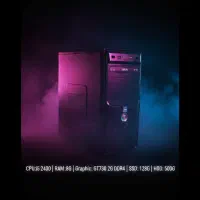 سیستم کامل گیمینگ اقتصادی + کیبورد