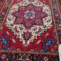 دو تخته فرش دستبافت ۶ متری هریس تبریز نقش تاجری