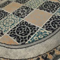 گلیم فرش ۱نیم در۱ نیم گرد