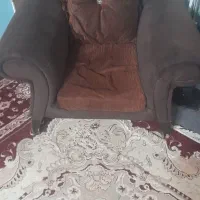 یک دست مبل ۷نفره بامیز نهارخوری|مبلمان خانگی و میز عسلی|زاهدان, |دیوار
