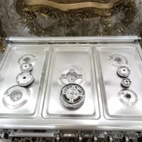 فرگاز تمام استیل آلتون2اگزوزه و رگلاتور دار درحدآک|اجاق گاز و لوازم برقی پخت‌وپز|اهواز, شهرک رزمندگان|دیوار