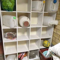 ۲ عدد قفسه ام دی اف سفید