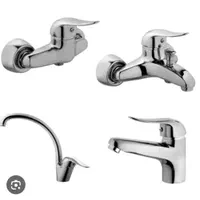 ست ۴ تایی  شیرالات اردکی کروم.پیرعلی