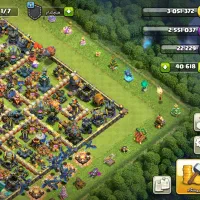 اکانت کلش با 40هزار و 620 جِم