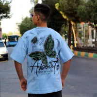 تیشرت دونخ پنبه اسپرت پروانه‌