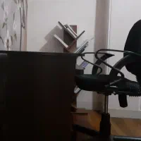 میز کامپیوتر بعلاوه صندلی گردان