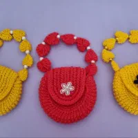 کیف دستی دخترانه بافتنی