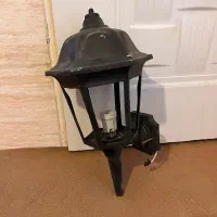 چراغ دیواری رومی حیاطی باغی پارکی پلاستیکی