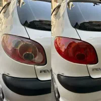 نصب برچسب دودی و رنگی چراغ  ( تمامیه خدمات اسپرت )