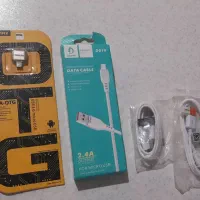 کابل شارژ و otg نو