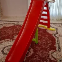 سرسره کودک 5 پله با حلقه بسکتبال کارکرده تمیز